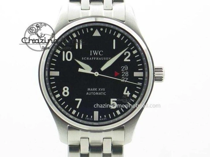 MIROTIME 0208 FreshLook Pilot’s Watch Top Gun Black Ceramic IW326901 ZF 1:1 Best Edition on Black Nylon Strap A 7026